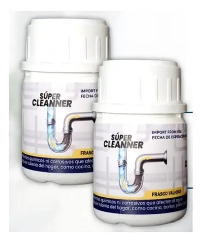 Desatasca tus tuberías con: Súper Cleaner
