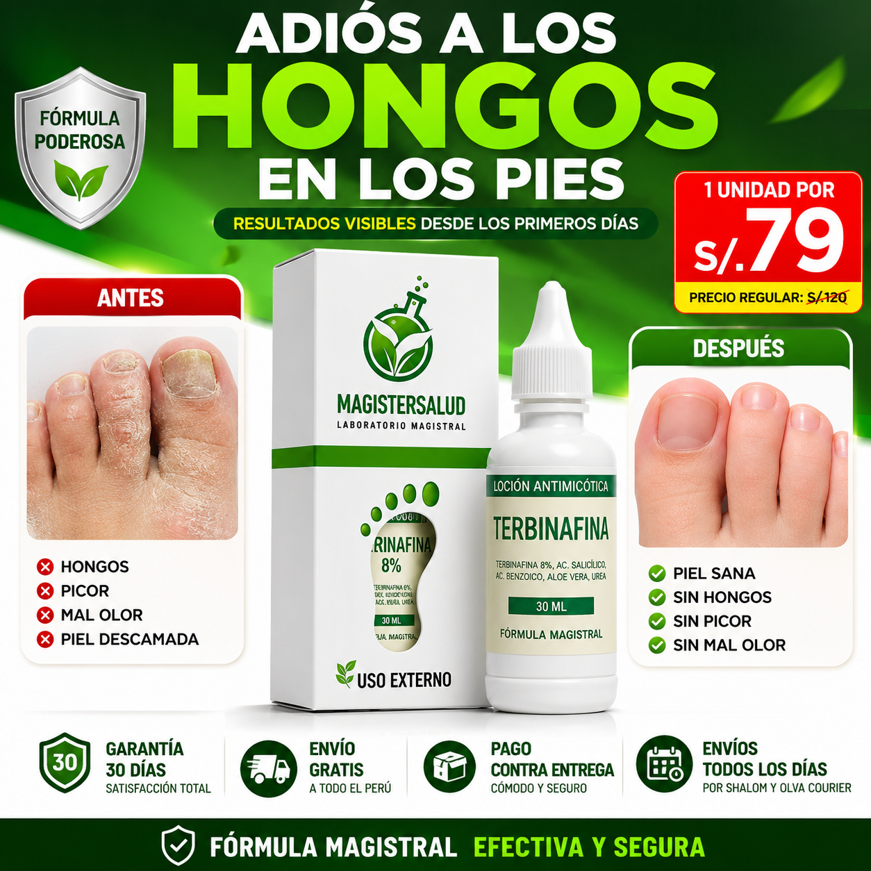 Deja de esconder tus pies. Trátalos desde la raíz.